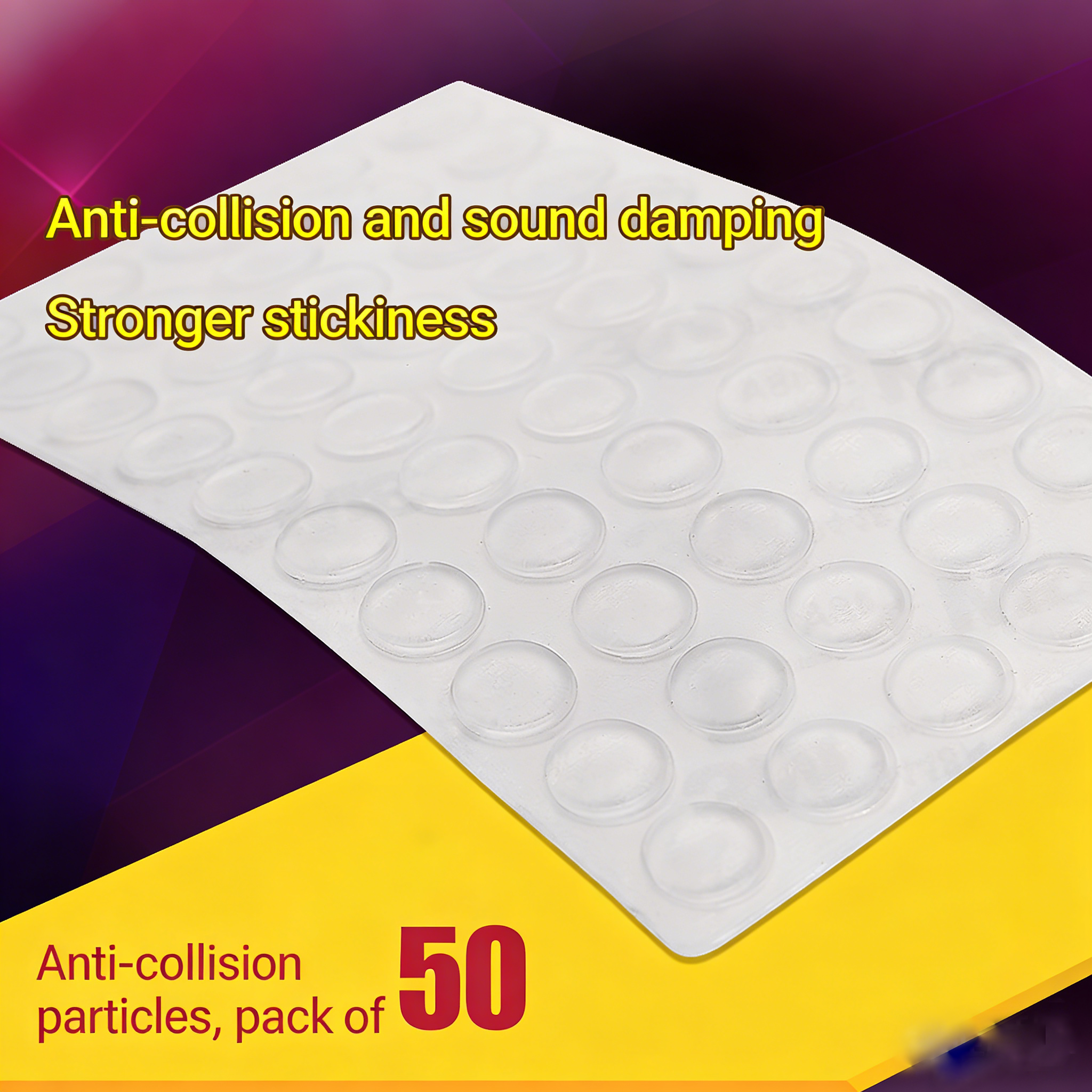 Door Stopper Rubber - 100pcs 3m Adhesive Silicone Door Stopper
