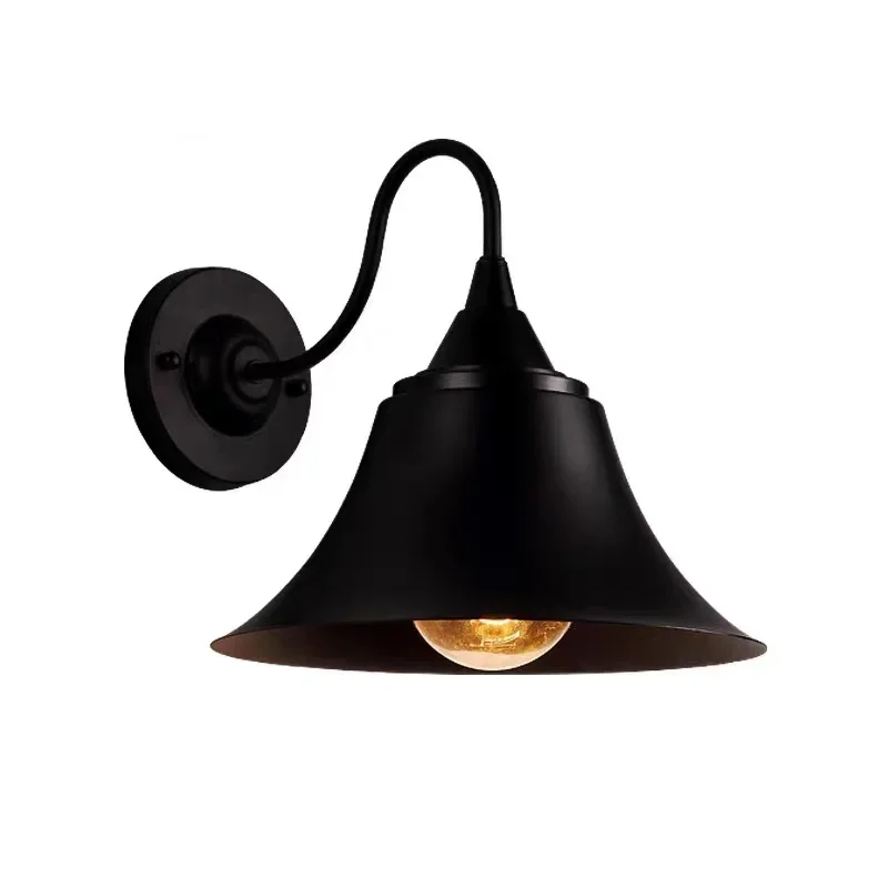 Home Improvement Materials - Bedroom wrought iron retro petal lamp