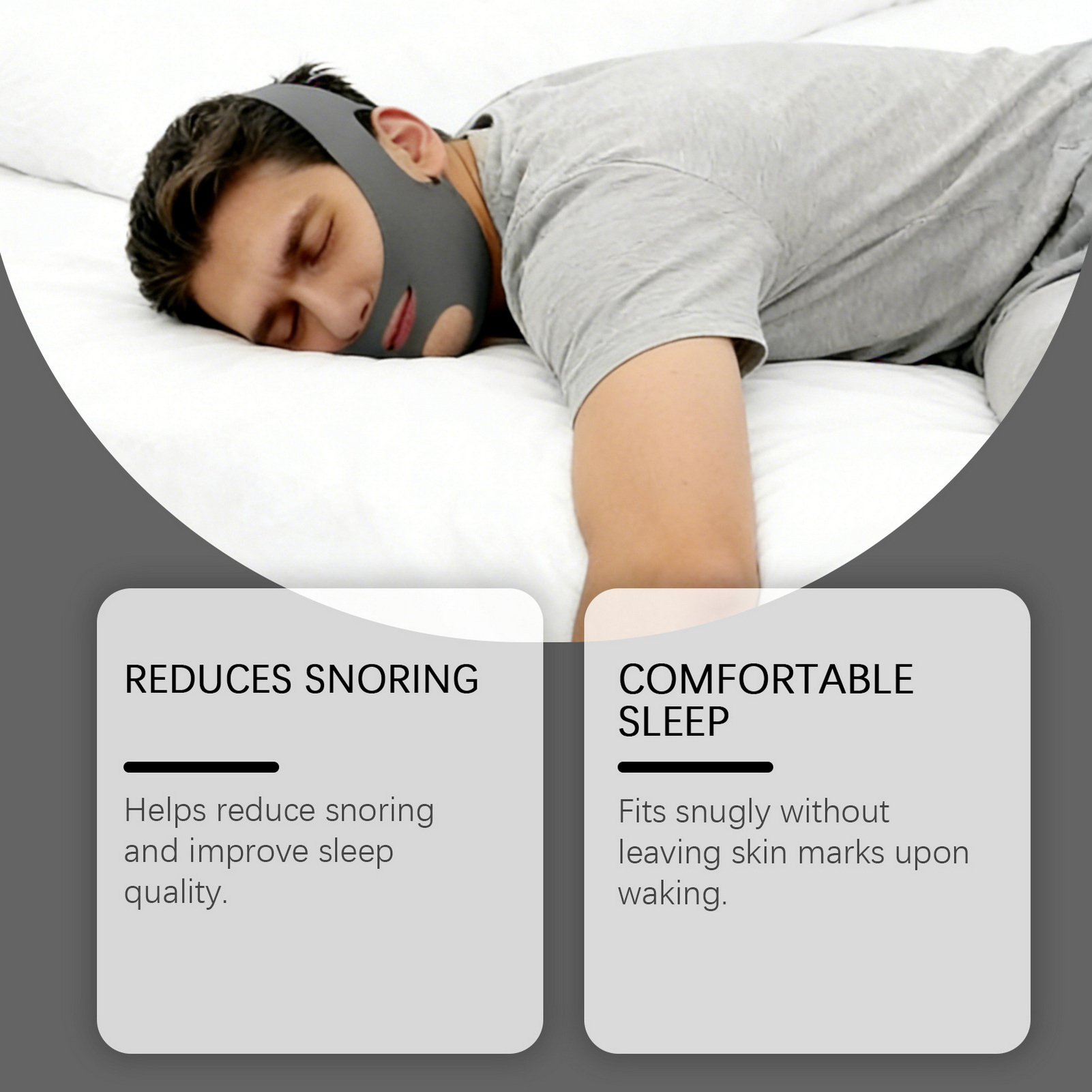 Home Improvement In - Sleep Chin Strap Elastic Polyester Support