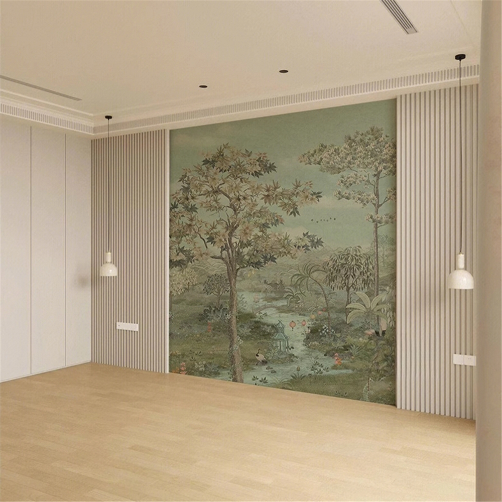custom Photo Mural  Green Land - Home Improvement Materials avis et prix