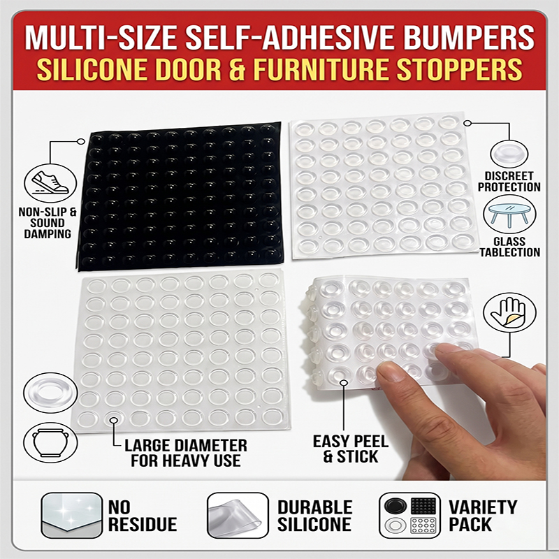 Self-Adhesive Silicone Buffer  - Door Stopper Rubber avis et prix