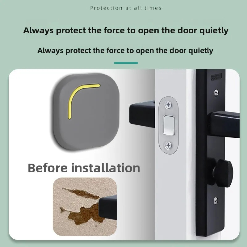 1/2PCS Silicone Bumper Door St - Door Stopper Rubber avis et prix
