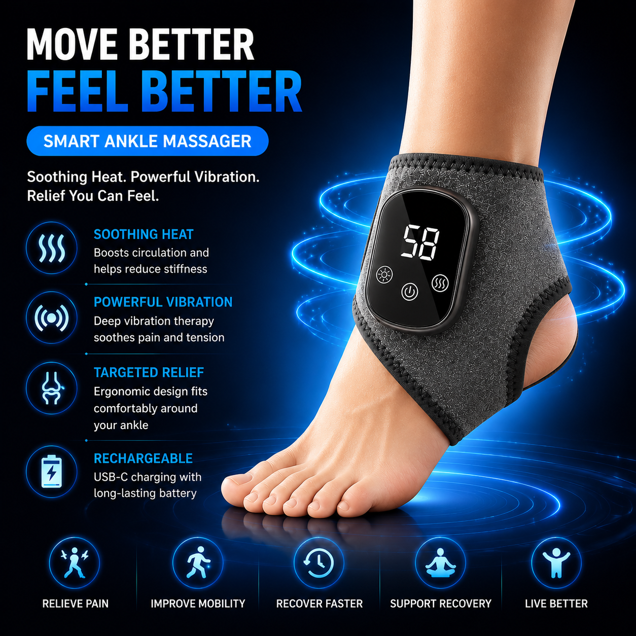 2x Smart Adjustable Ankle Mass - Home Improvement Materials avis et prix