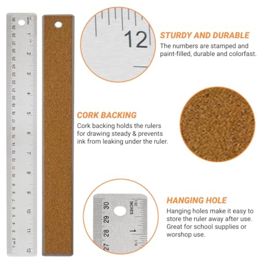 Stainless Steel Ruler with Non - Home Improvement Usa avis et prix